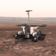 Conceptual image of ESA’s ExoMars rover, named the Rosalind Franklin.